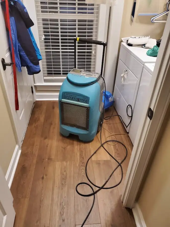 Commercial dehumidifier deployed for Flood Damage Cleanup in Lewisburg