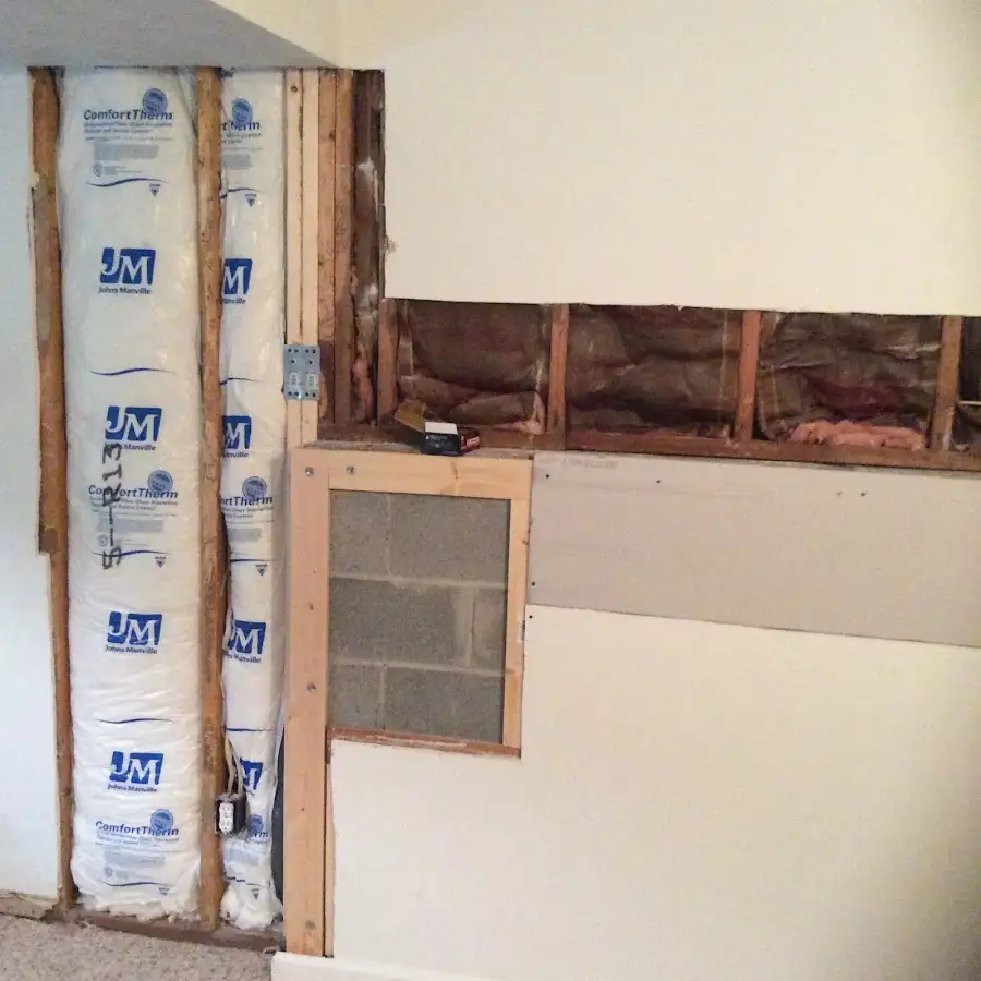 Wall insulation replacement during Odor Removal & Deodorization in Lewisburg